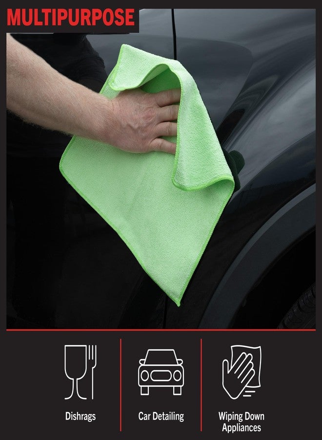 Stalwart Microfiber Cleaning Cloth Set - 24-Pack of Microfiber Towels for Cars, Home, and Kitchen - Lint-Free Absorbent 12.6-Inch Cleaning Rags - Image 5